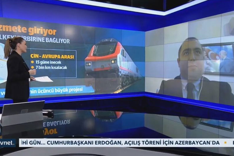 Aqil Ələsgər BTQ-nın əhəmiyyətini Türkiyə telekanalına dəyərləndirib – VİDEO