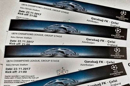 “Qarabağ” – “Çelsi” oyununa biletlər bitdi