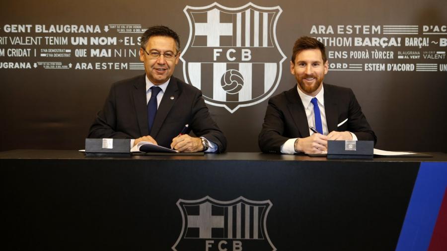 Messi 2021-ə qədər “Barselona”da