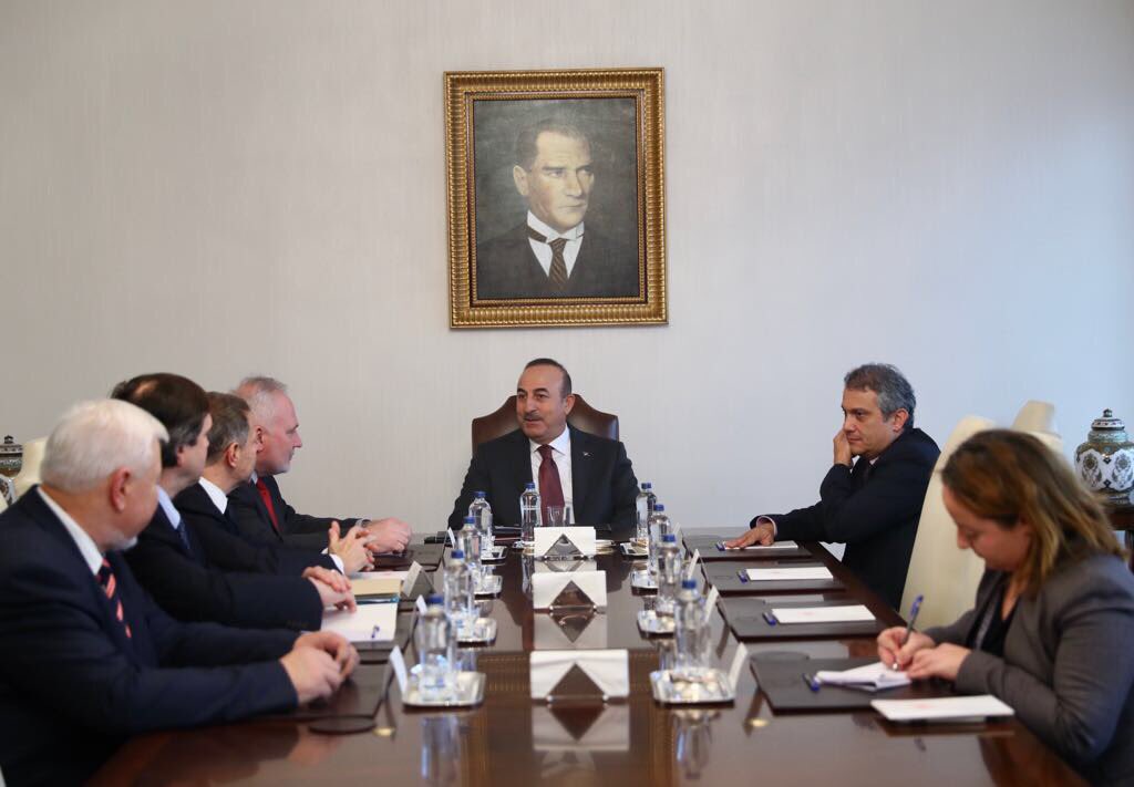 Çavuşoğlu həmsədrlərlə görüşdü