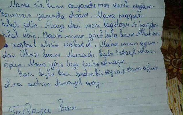 12 yaşlı İsmayılın intiharı ilə bağlı dövlət orqanlarına müraciət: “Mavi balina”nın qarşısını alın…”