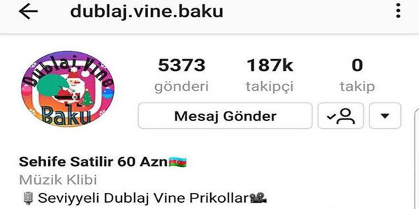 Azərbaycanda “Instagram” dələduzluğu – Diqqətli olun!