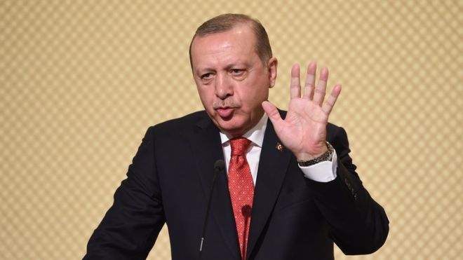 Erdoğan: ABŞ ilə aramızdakı beynəlxalq qanunun aliliyi itir