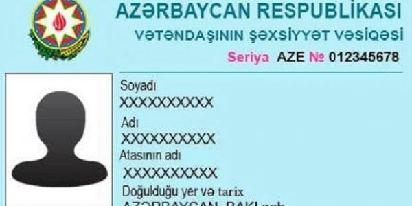 Şəxsiyyət vəsiqəsinin rüsumları dəyişdirilir