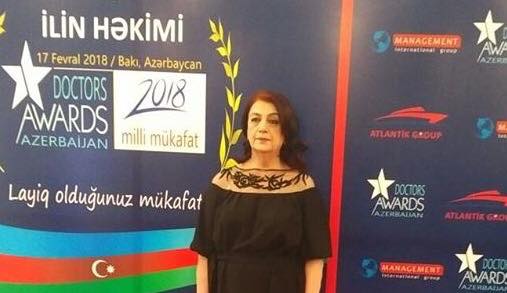 Elza Orucova “İlin həkimi” mükafatına layiq görüldü