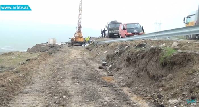 Bakı-Şamaxı-Yevlax magistralı çökdü – FOTO