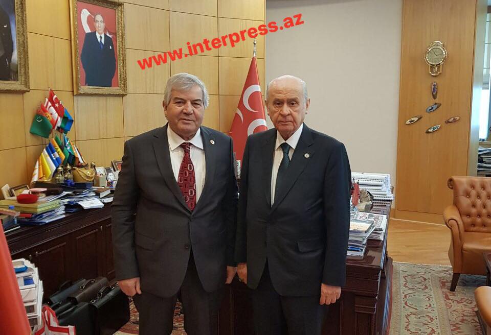 Sabir Rüstəmxanlı MHP lideri Devlet Bahçeli ilə görüşüb