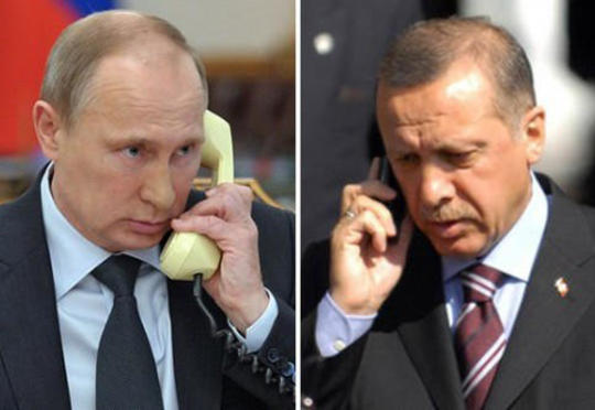 Ərdoğan və Putin arasında telefon danışığı oldu