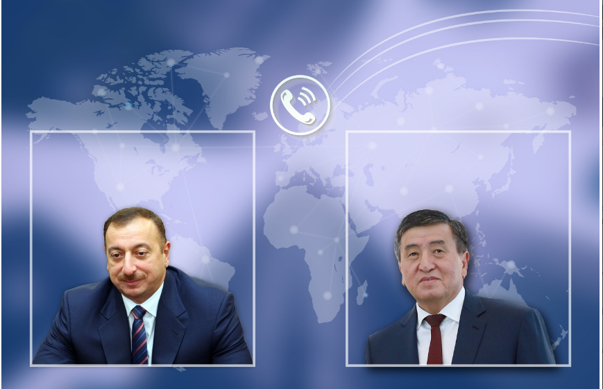 Azərbaycan və Qırğız prezidentləri arasında telefon danışığı olub