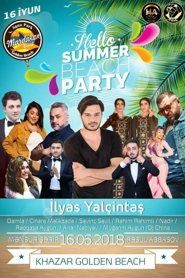 “Golden Beach ” Aqua Parkda İlyas Yalçıntas və İrem Derici konsert verəcək – VİDEO