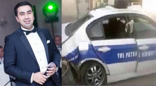 Məşhur müğənni “İnfiniti” ilə YPX maşınını əzdi – Polis xəsarət aldı