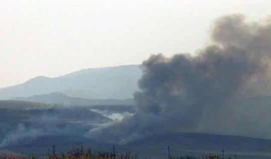 Ermənilərin Ağdamda törətdiyi yanğın təmas xəttini keçdi