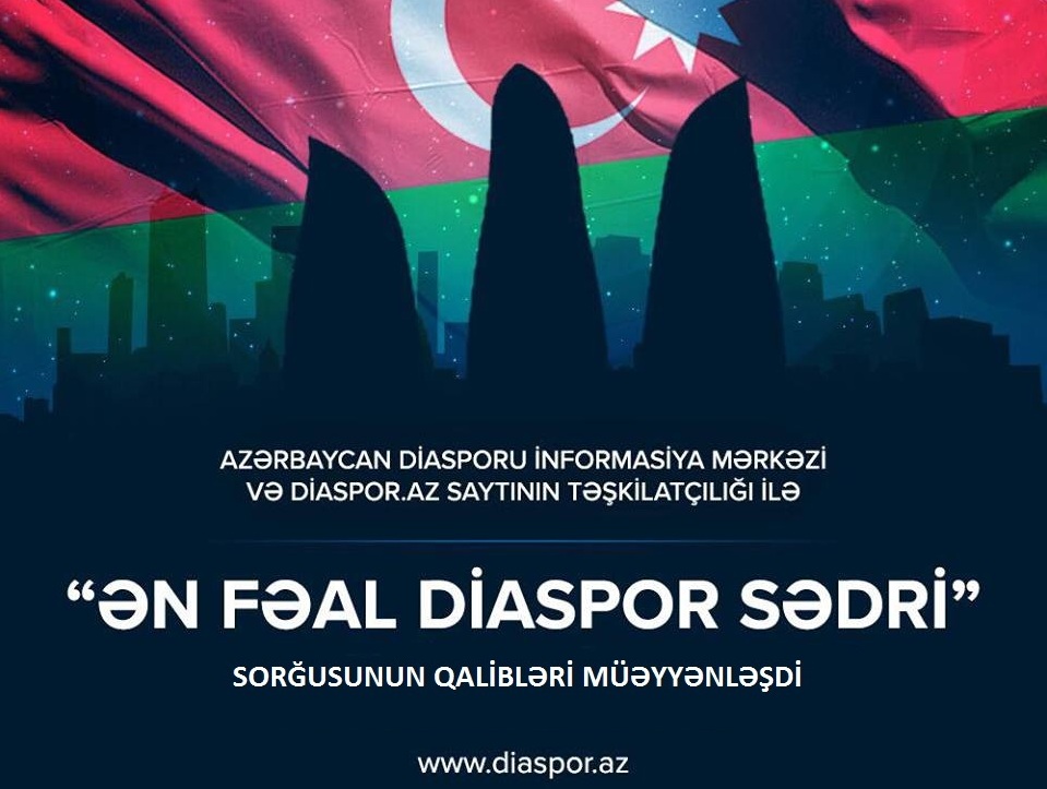 “İlin ən fəal diaspor sədri” sorğusunun qalibləri müəyyənləşdi – SİYAHI