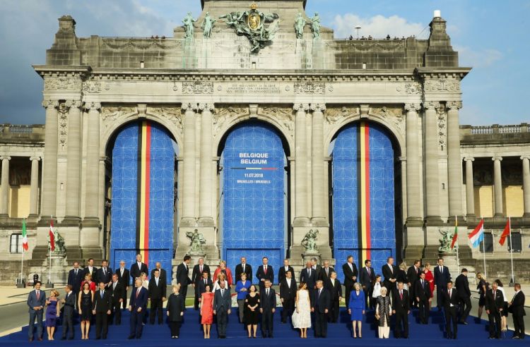 İlham Əliyev NATO ölkələrinin dövlət başçıları üçün qəbulda iştirak etdi