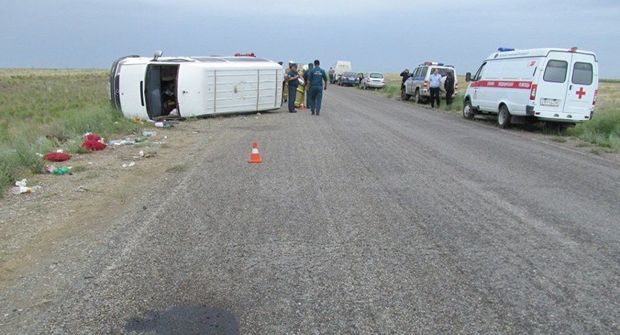 Moskvadan Bakıya gələn avtobus qəzaya uğradı: Yaralılar var – VİDEO