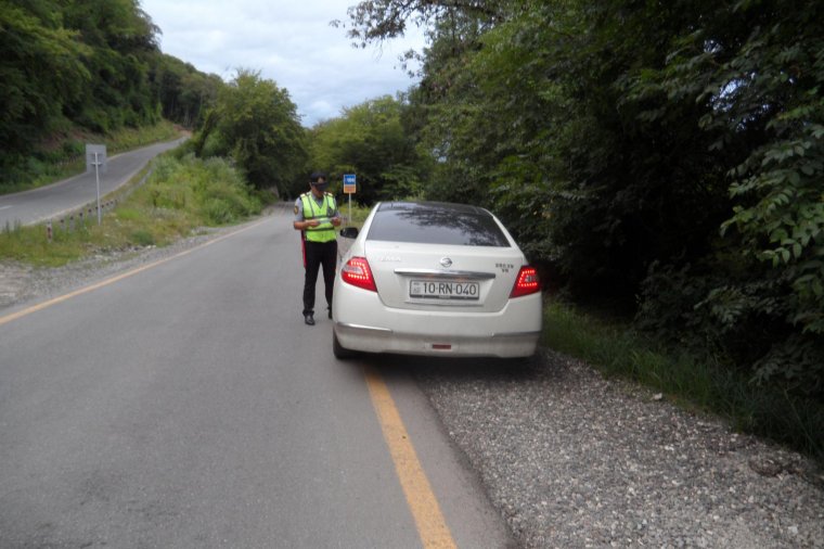 Mingəçevirdə yol polisi reyd keçirdi