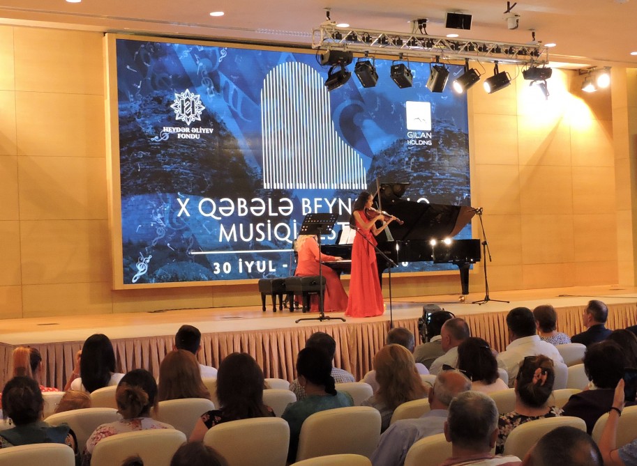 X Qəbələ Beynəlxalq Musiqi Festivalı başlayıb