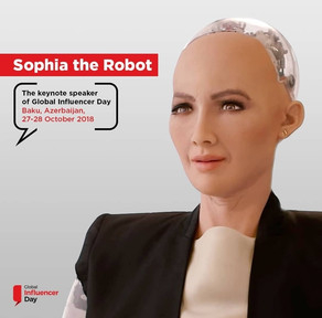 Dünyaca məşhur robot Sophia Bakıda Azərbaycan milli geyimində çıxış edəcək