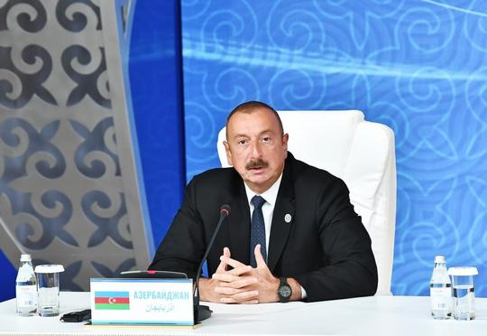 “Azərbaycan Xəzəryanı ölkələr üçün mühüm tranzit rolu oynayır” – Prezident