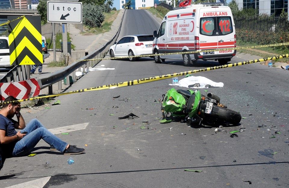Türkiyədə motosiklet qəzası: azərbaycanlı yaralandı – VİDEO