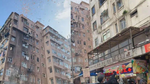Binadan insanlara pul atan çinli milyonçu həbs edildi – VİDEO