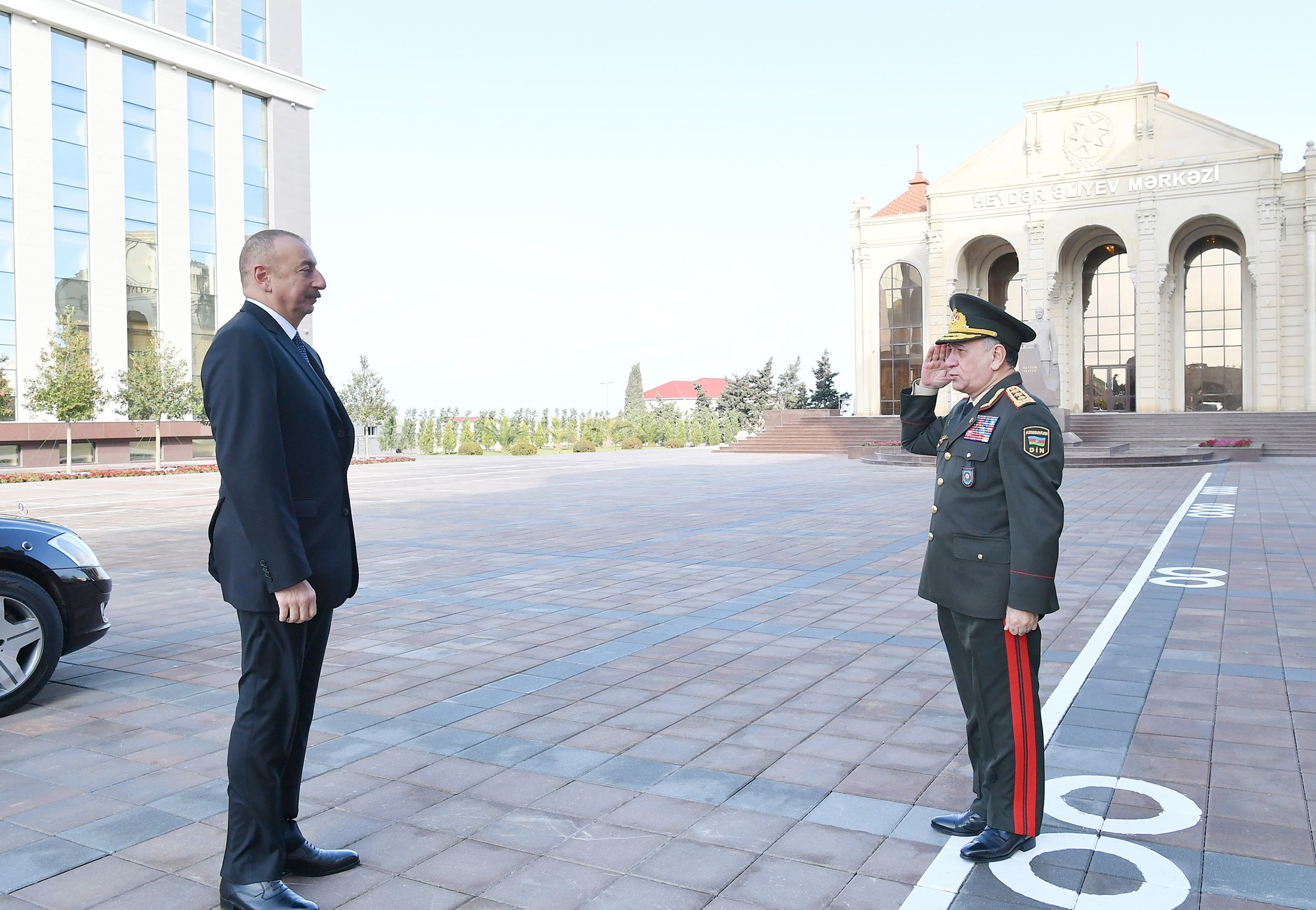 Prezident İlham Əliyev DİN-in Polis Akademiyasında yeni tədris binasının açılışında iştirak edib