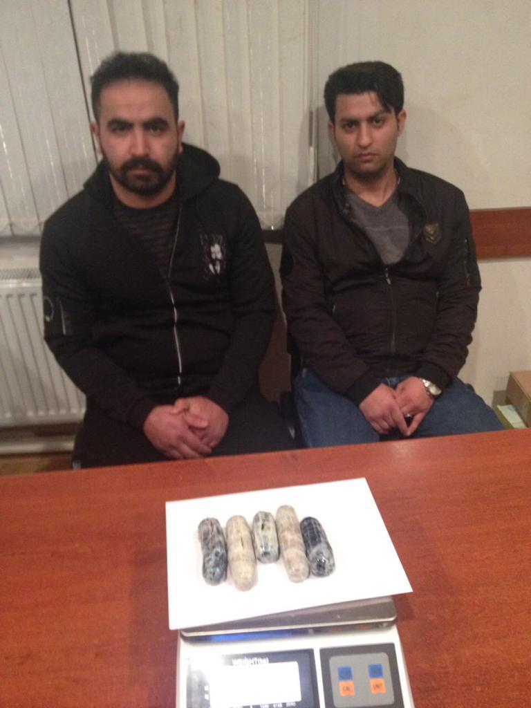 Azərbaycana narkotik keçirmək istəyən İran vətəndaşları həbs edildi