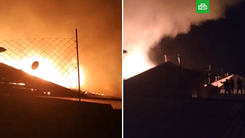 Dağıstanda yanğın nəticəsində 30 ev yanıb – VİDEO