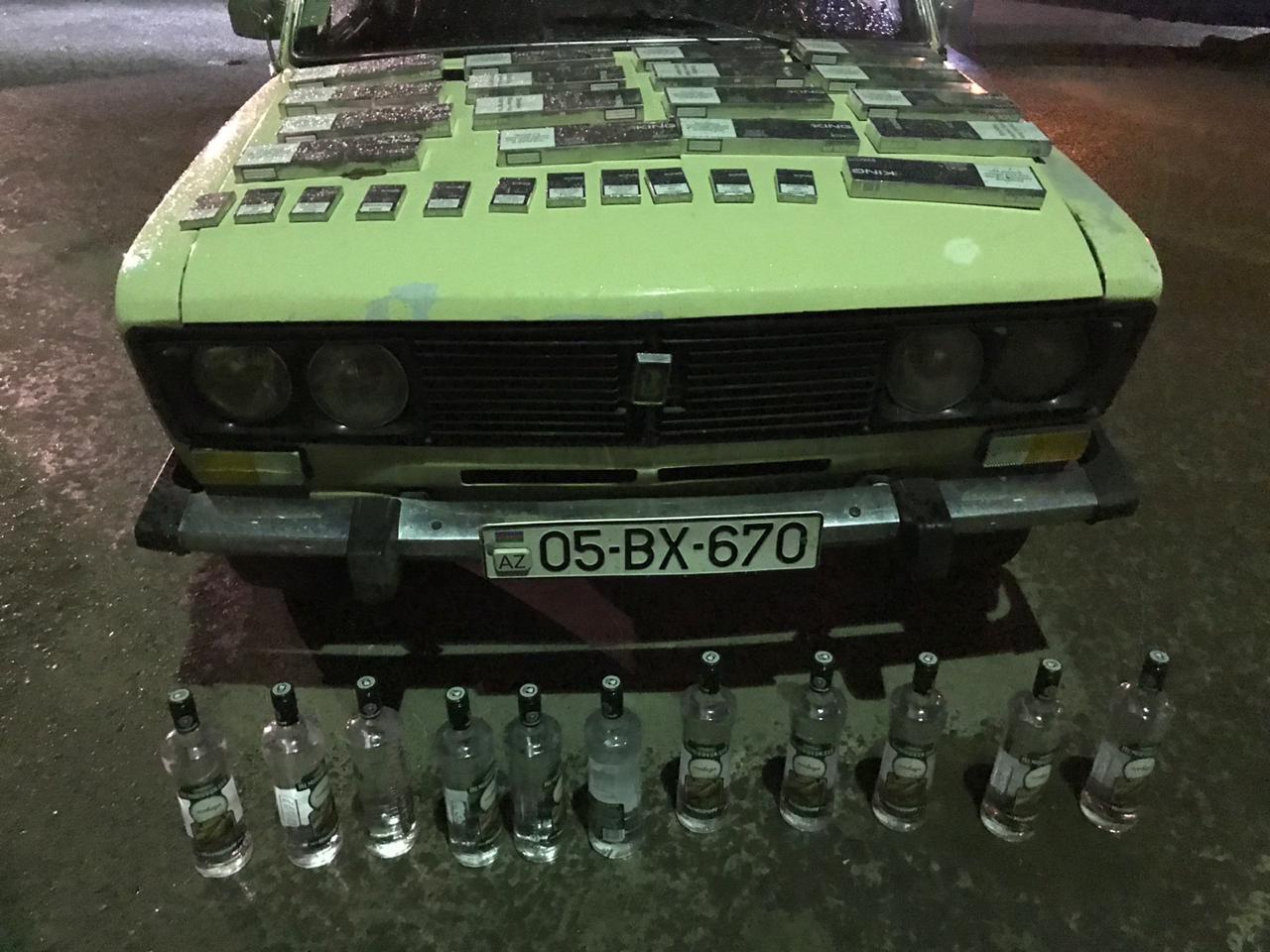Gürcüstandan Azərbaycana siqaret və spirtli içkilərin gətirilməsinin qarşısı alınıb
