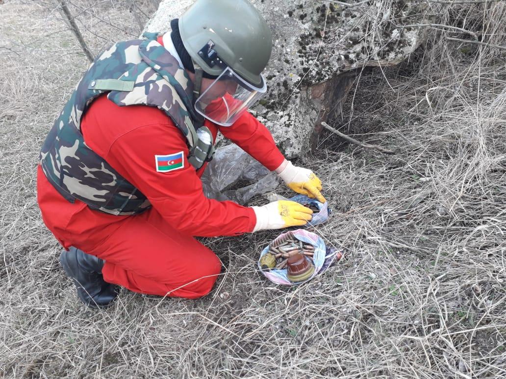 Qazaxda partlamamış hərbi sursatlar aşkarlanıb