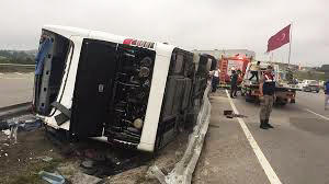 Türkiyədə avtobus aşdı – 15 yaralı