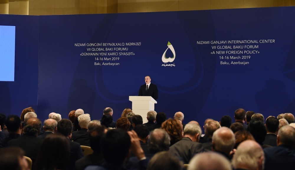VII Qlobal Bakı Forumu işə başlayıb, Azərbaycan Prezidenti Forumun açılışında iştirak edir