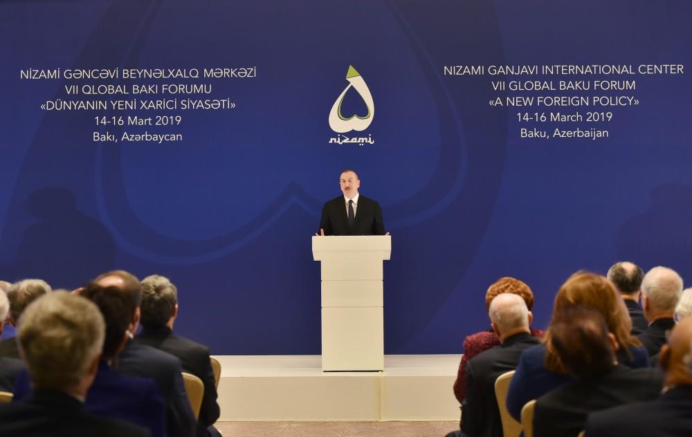 Prezident İlham Əliyev: Bizim xarici siyasətimiz sabit, proqnozlaşdırıla bilən və müstəqil siyasətdir