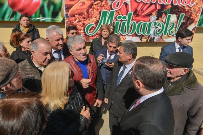 Bakıda Leyla Əliyevanın təşəbbüsü ilə abadlaşdırılan daha bir həyət sakinlərin istifadəsinə verilib - FOTO