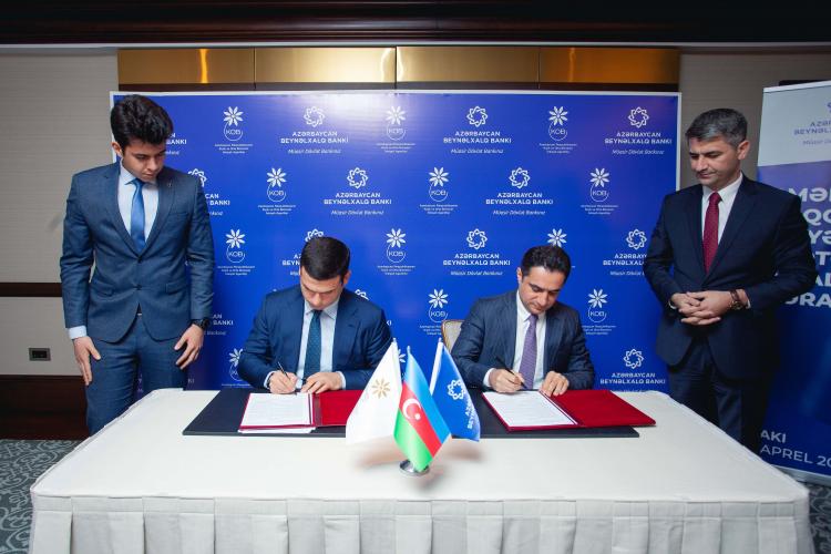 KOBİA və Azərbaycan Beynəlxalq Bankı arasında Niyyət Protokolu imzalanıb