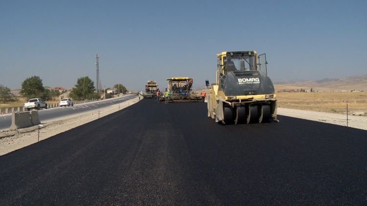 Bakı-Şamaxı avtomobil yolu genişləndirilir