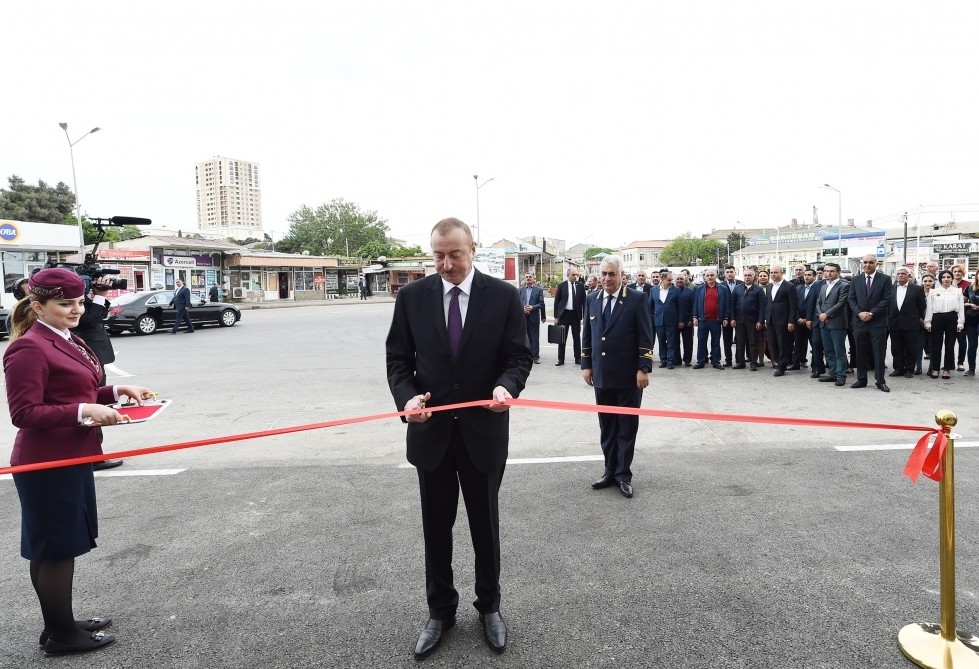 Prezident İlham Əliyev Sabunçu dəmir yolu vağzalı kompleksinin açılışında iştirak edib – YENİLƏNİB