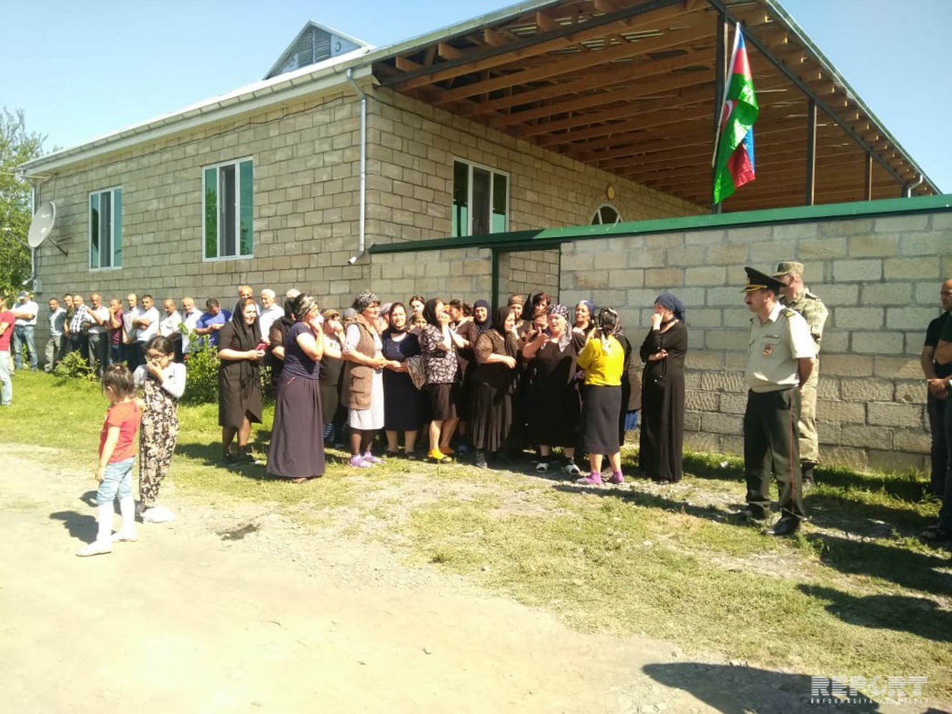 Şəhidin nəşi Qaxa gətirilib