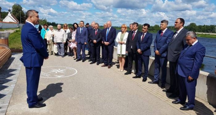 Latviyada Azərbaycan guşəsinin açılışı olub