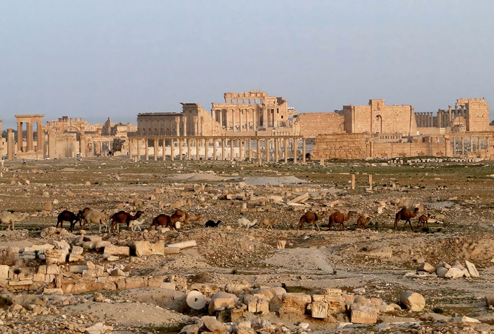 Qədim Palmira şəhərinin barelyefləri bərpa edilir