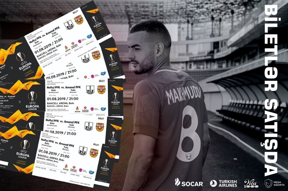 Neftçi – Arsenal matçı üçün biletlərin yarısı satılıb