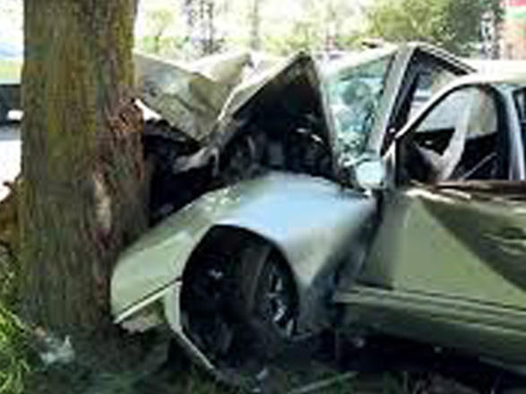 Lənkəranda avtomobil ağaca çırpılıb: Ölən və yaralanan var
