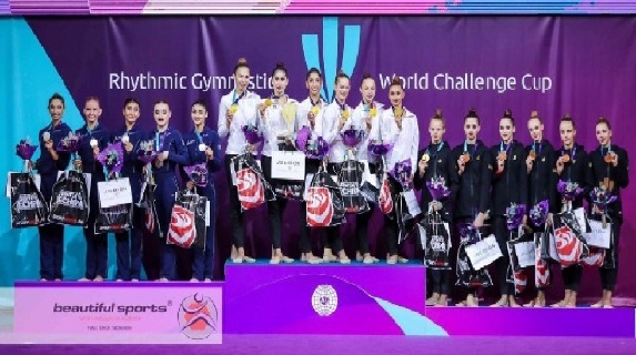 Bədii gimnastlarımız dünya kuboku yarışlarında 3 medal qazanıblar