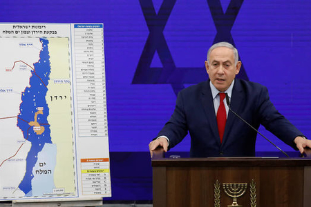 İsrailin baş naziri Binyamin Netanyahu İordan vadisini zəbt edəcəyini vəd edir