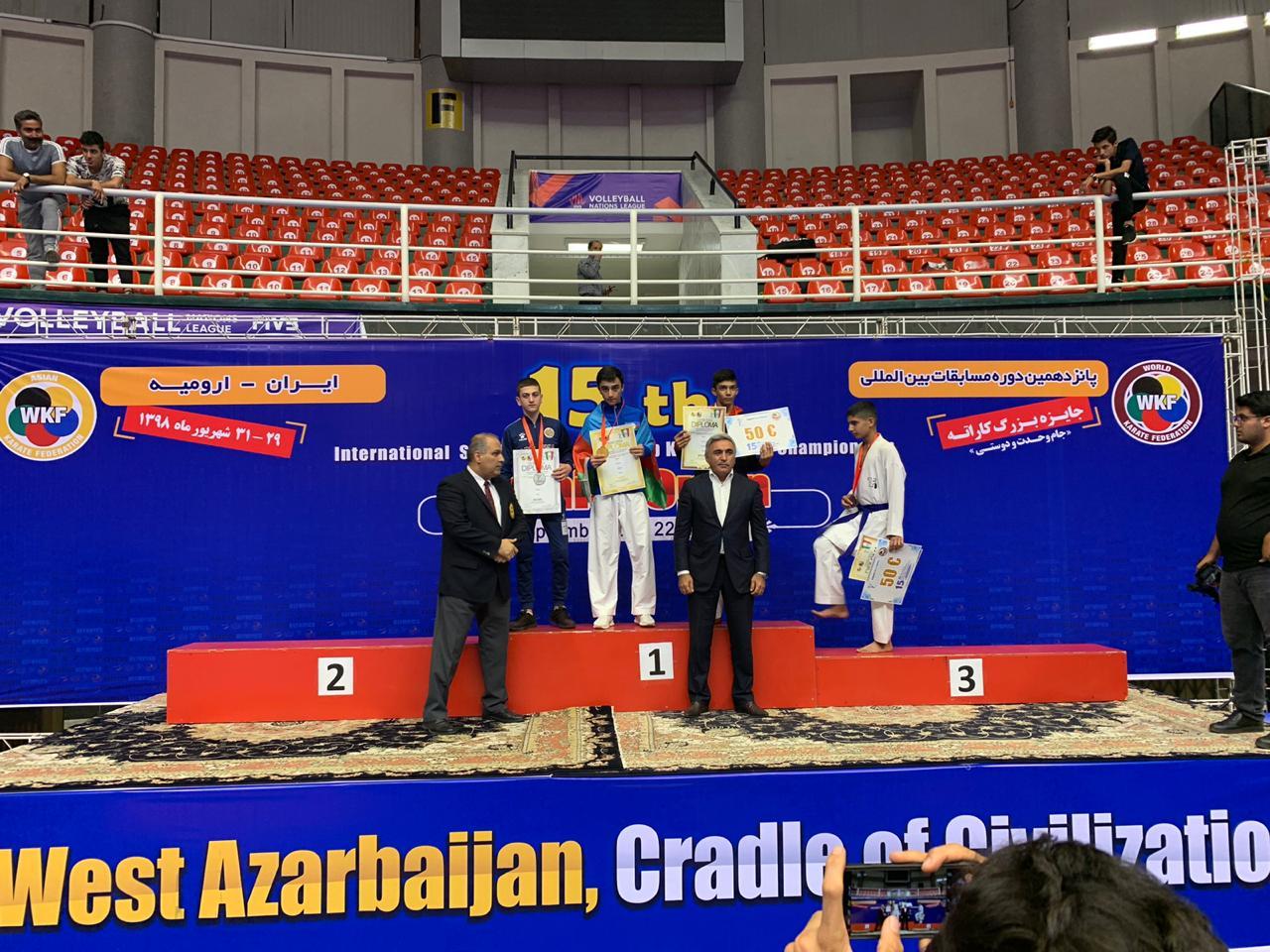 Azərbaycan karateçisi ermənini məğlub edərək qızıl medal qazanıb