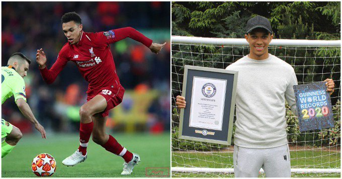 “Liverpul”un futbolçusu Ginnesin Rekordlar Kitabına düşüb