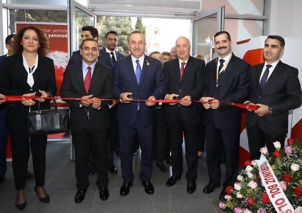 Çavuşoğlu Sumqayıtda “Ziraat Bank Azərbaycan”ın dördüncü filialını açdı – FOTO