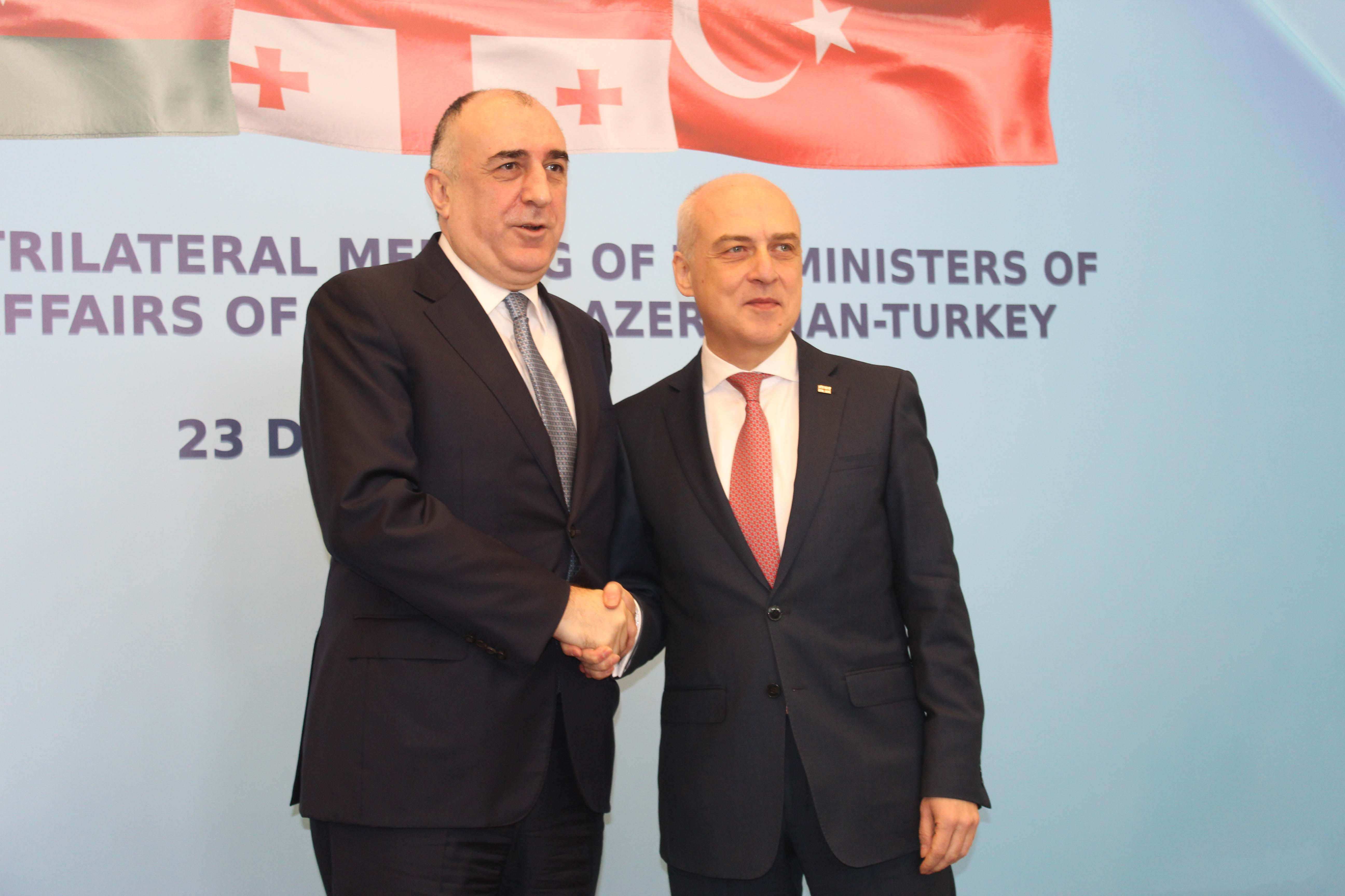 Azərbaycan və Gürcüstan XİN başçılarının görüşü olub