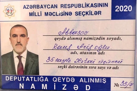 Rauf Arifoğlunun deputatlığa namizədliyi qeydə alındı – FOTO