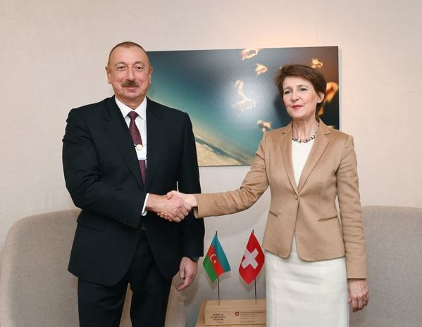 İlham Əliyev İsveçrə Prezidenti ilə görüşüb – YENİLƏNİB + FOTO